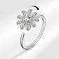 Daisy Anxiety Fidget Spinner Ring