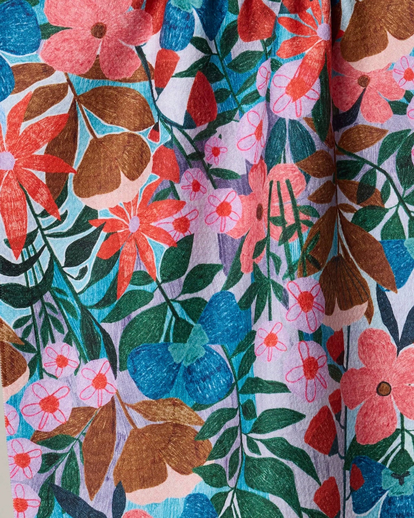 Bloom Entangled Geometry Tea Towel
