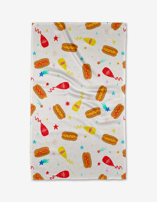Rocket Relish Geometry Tea Towel
