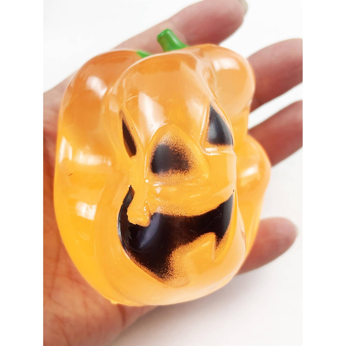 Vaseline Jack-o-Lantern Pumpkin Squishy
