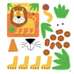 First Fun Sticker Painting:  WILD ANIMALS