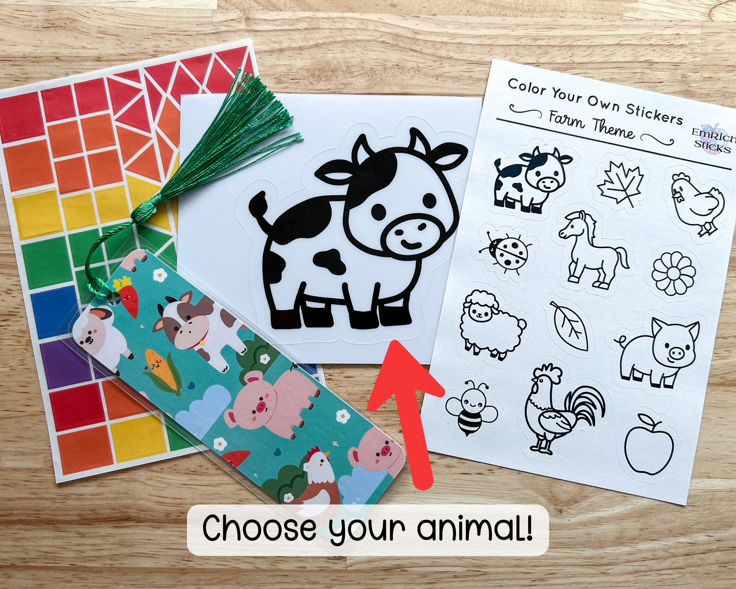 Farm Animal Craft and Gift Set for Kids