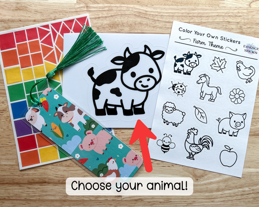 Farm Animal Craft and Gift Set for Kids