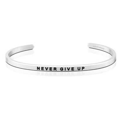 Never Give Up | Cuff Bracelet
