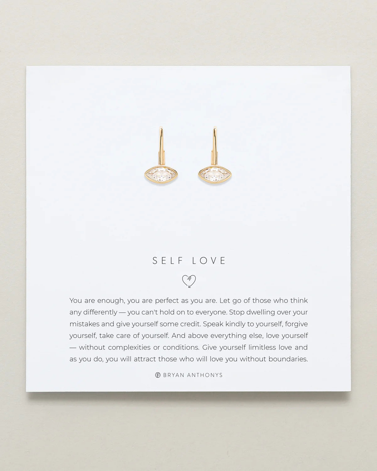 Self Love Marquise Drop Earrings