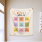 "Positive Affirmations"  Reversible Tapestry