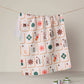 Cypress Tile Toss Geometry Tea Towel