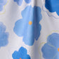 Blue Blossoms Geometry Tea Towel