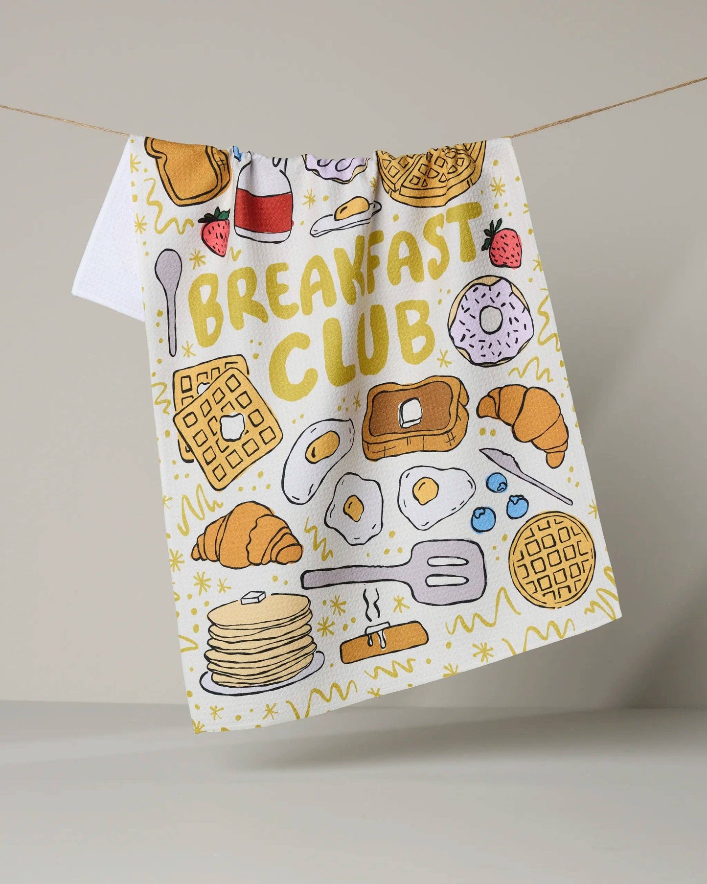 Breakfast Club Geometry Tea Towel