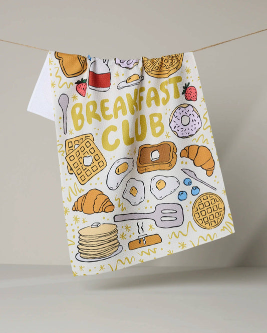 Breakfast Club Geometry Tea Towel