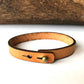 Courageous Thin Leather Bracelet