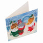 Christmas Kittens Crystal Art Card Kit