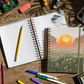 Dewy Morning Hardcover Spiral Sketchbook