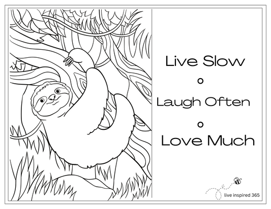 Live Slow-Coloring Page