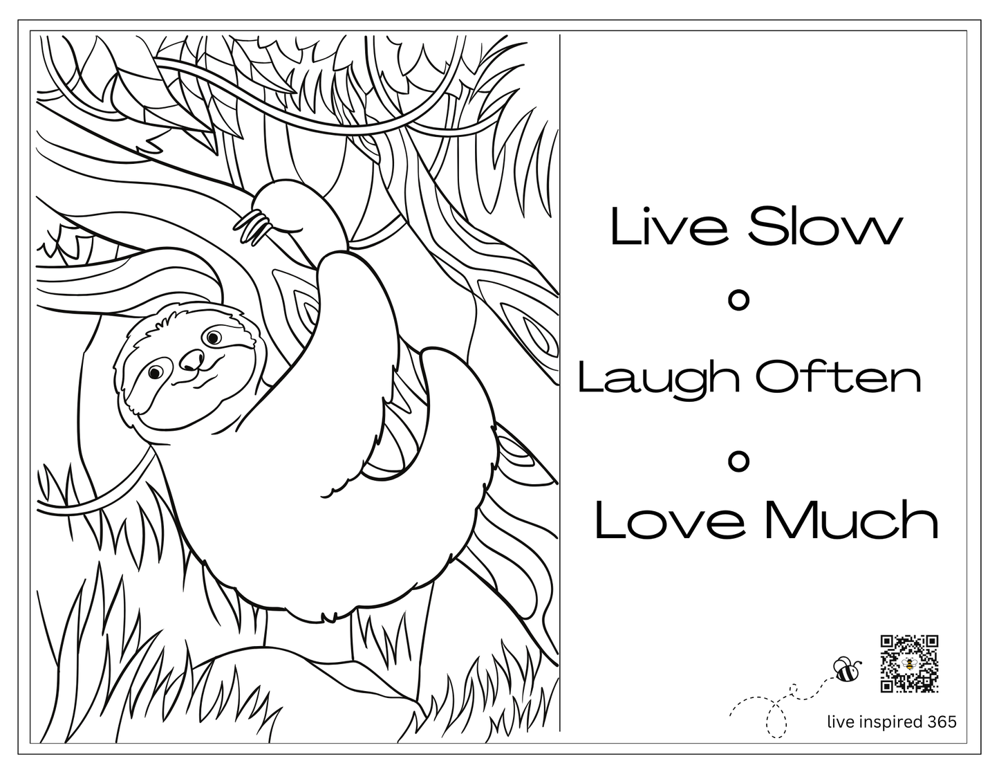 Live Slow-Coloring Page