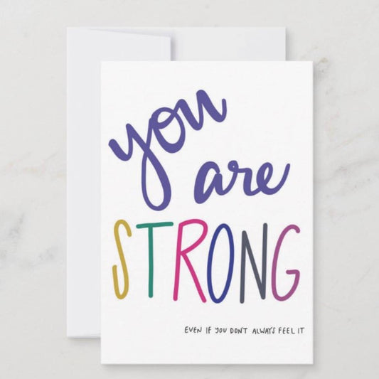 You Are Strong - Card