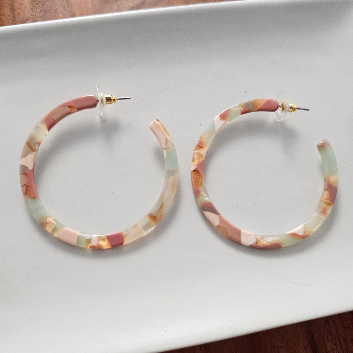 Camo Chic Cameron Hoops