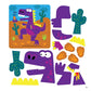 First Fun Sticker Painting: Dinosaurs