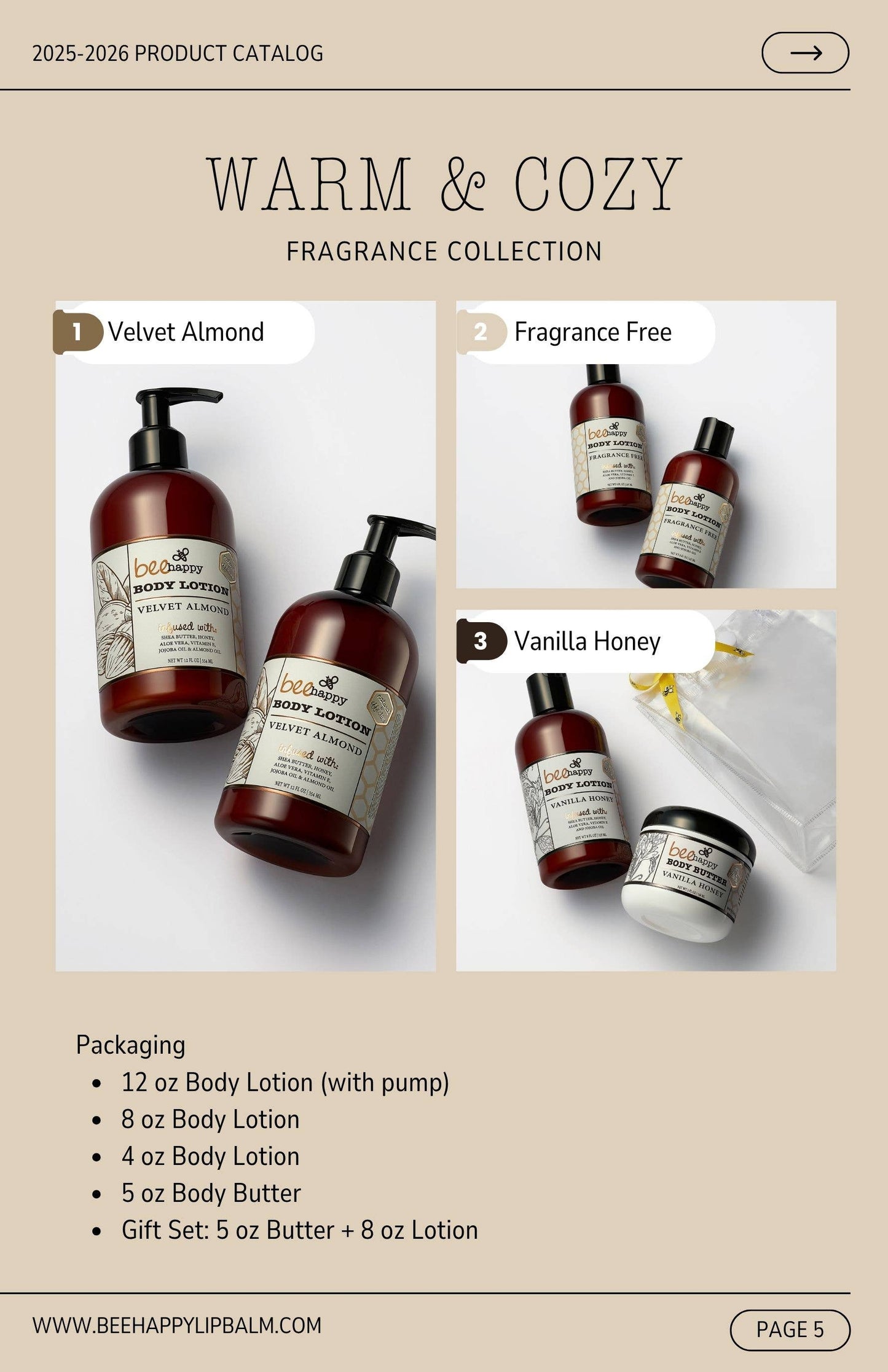 Velvet Almond Bee Happy Body Lotion - 8 oz