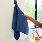 Midnight Blue Waffle Hand Towel