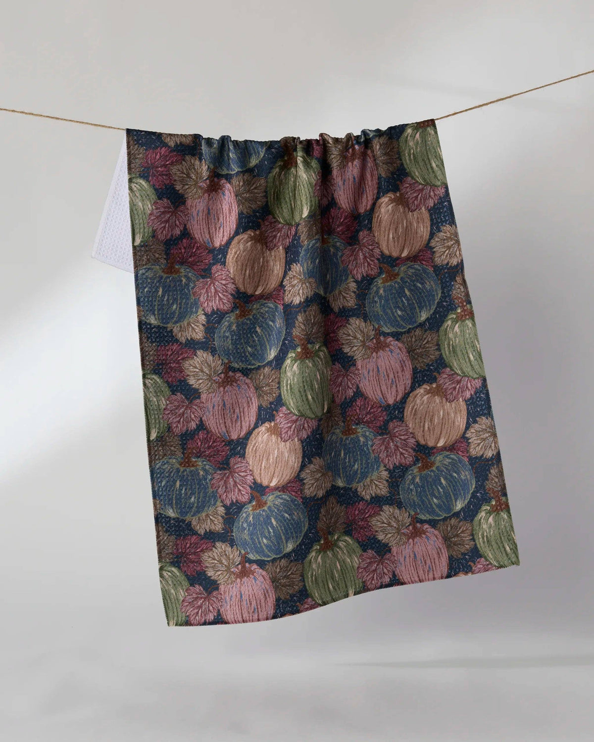 Harvest Moon Geometry Tea Towel