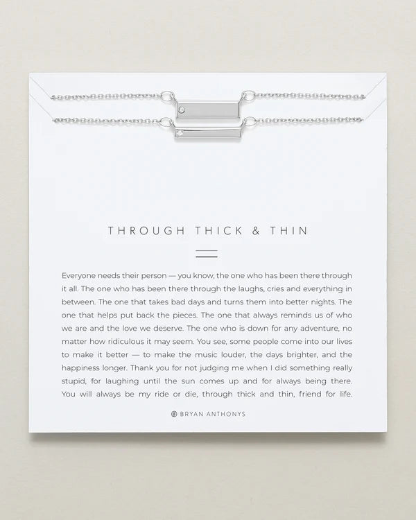 Through Thick & Thin necklace