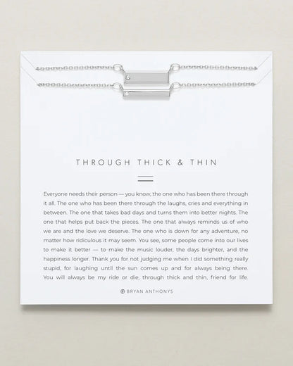 Through Thick & Thin necklace