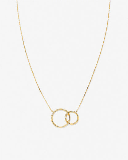 Family Interlocking Circles Necklace