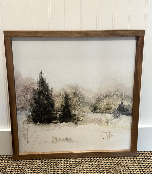 Winter Landscape | Wall Decor