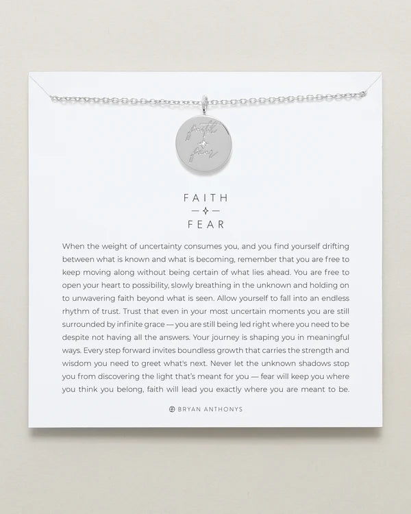 Faith Over Fear Necklace