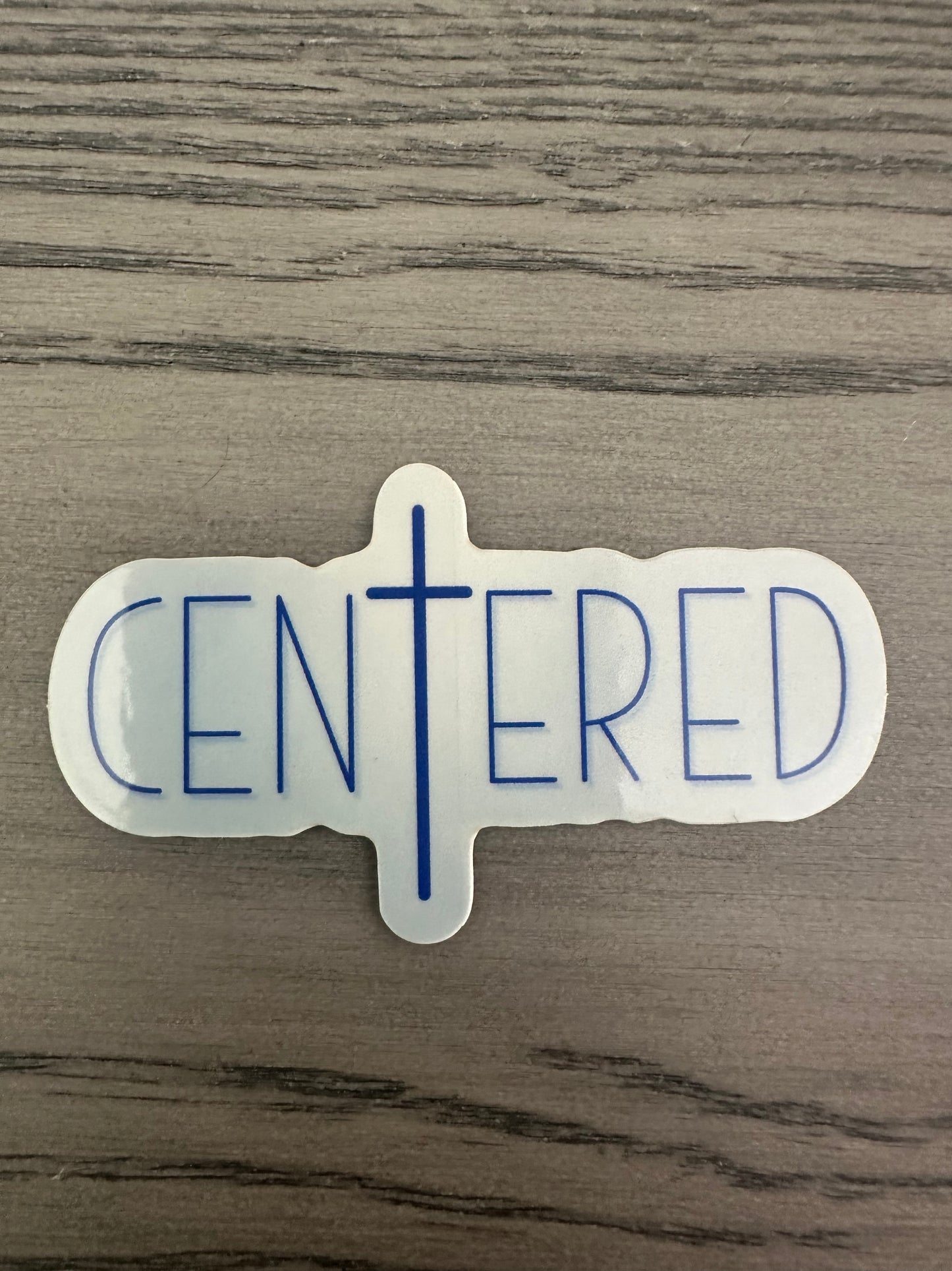 Centered | Sticker