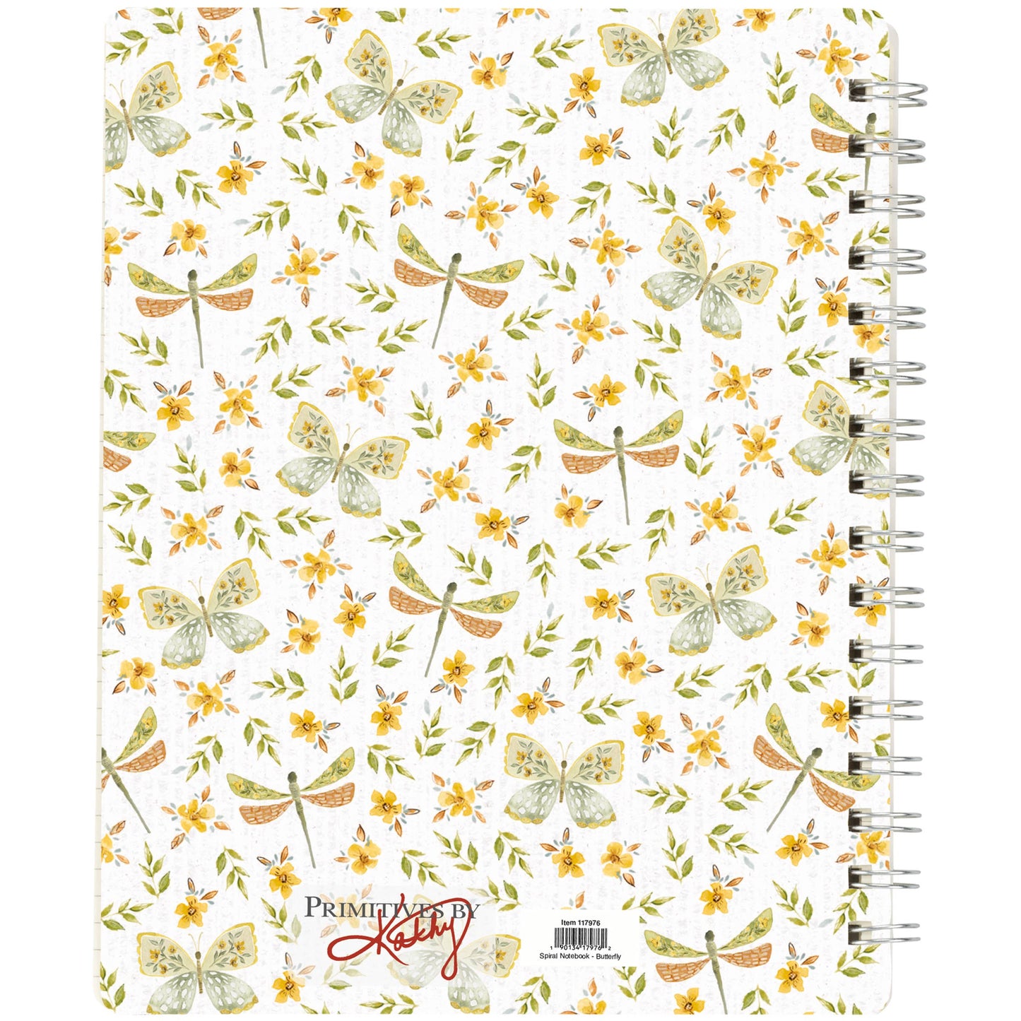 Butterfly Spiral Notebook