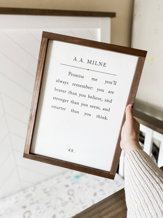 Promise Me You'll Always Remember... | Wall Art