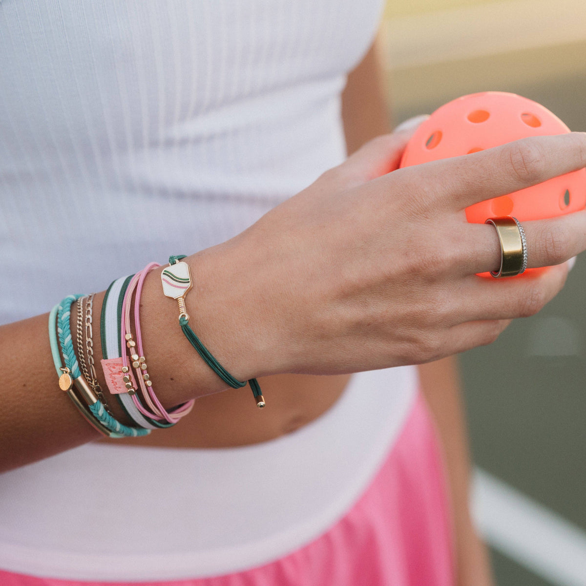 "Rally" Pickleball  Hair Tie Bracelets