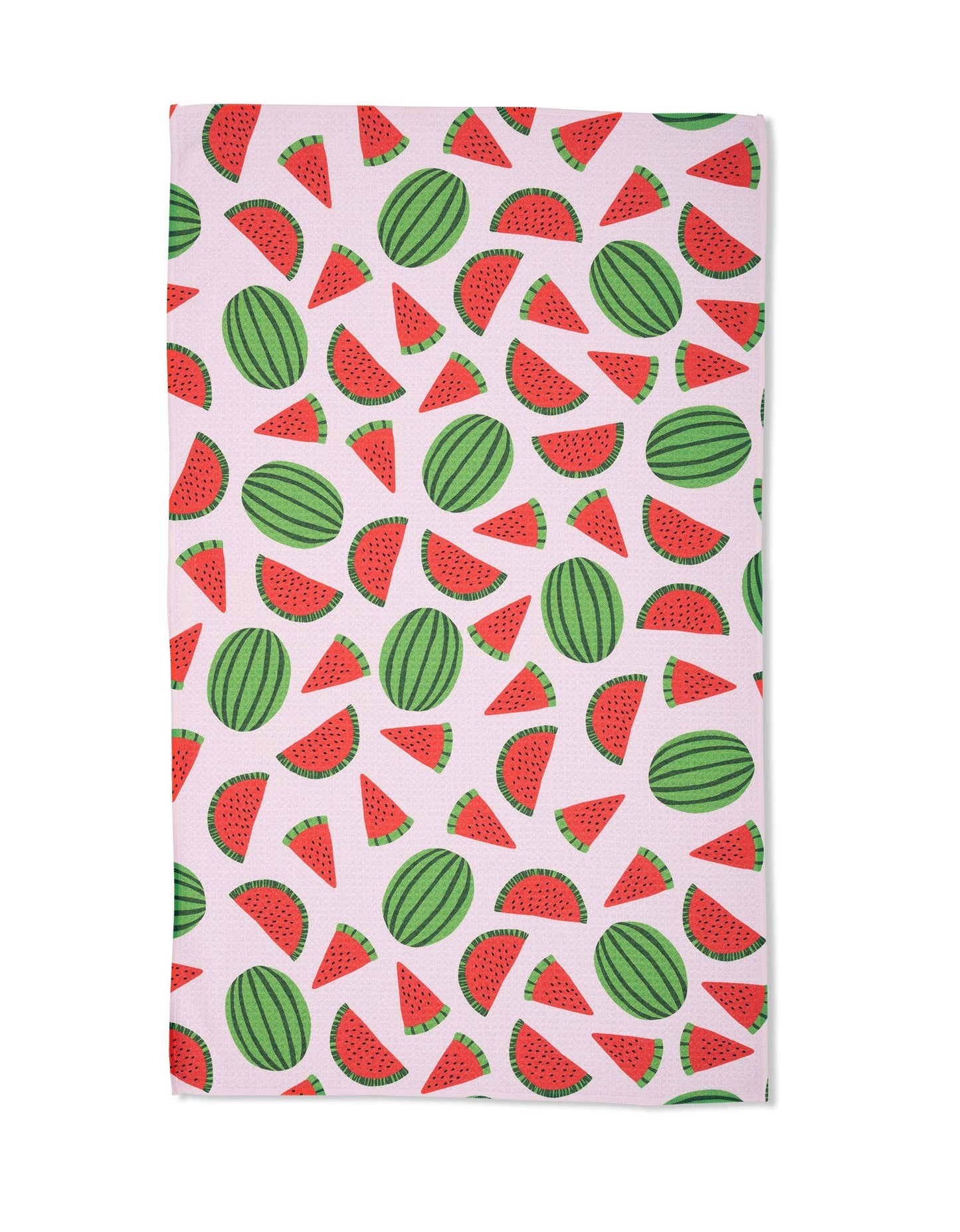 Sweet Watermelon Geometry Tea Towel