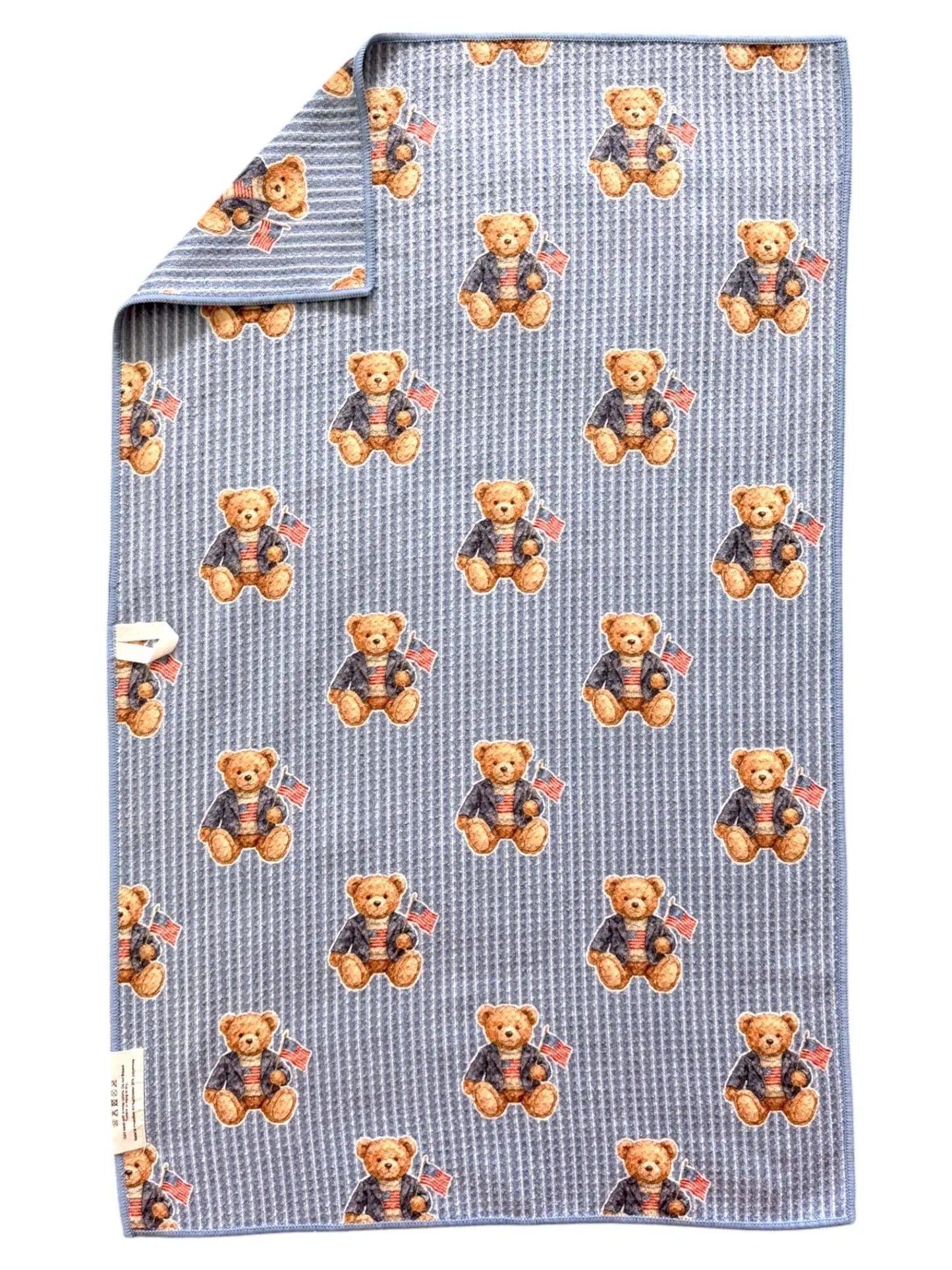 Little Teddy: Double-Sided Crae Hand Towel