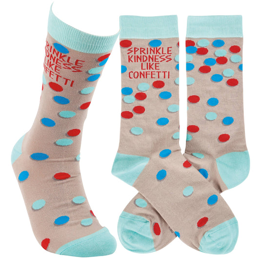 Spread Kindness Like Confetti Socks
