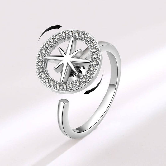 Star Fidget Spinner Ring