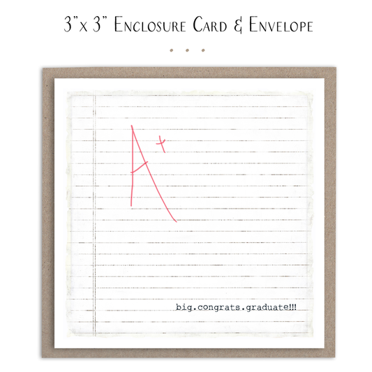 Big Congrats Graduate -  Mini Card