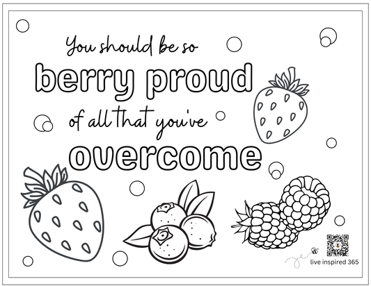 Berry Proud-Coloring Page