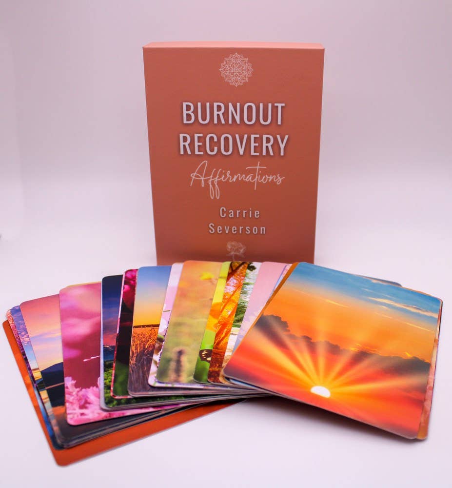 Burnout Recovery Affirmation Cards Boxed Set