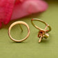 Open Circle Post Earrings