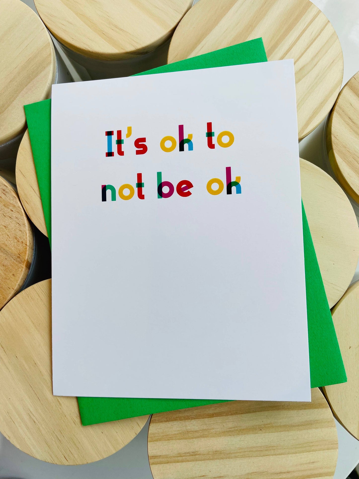 It's Ok To Not Be Ok - Card