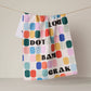 Tile Talk Geometry Tea Towel