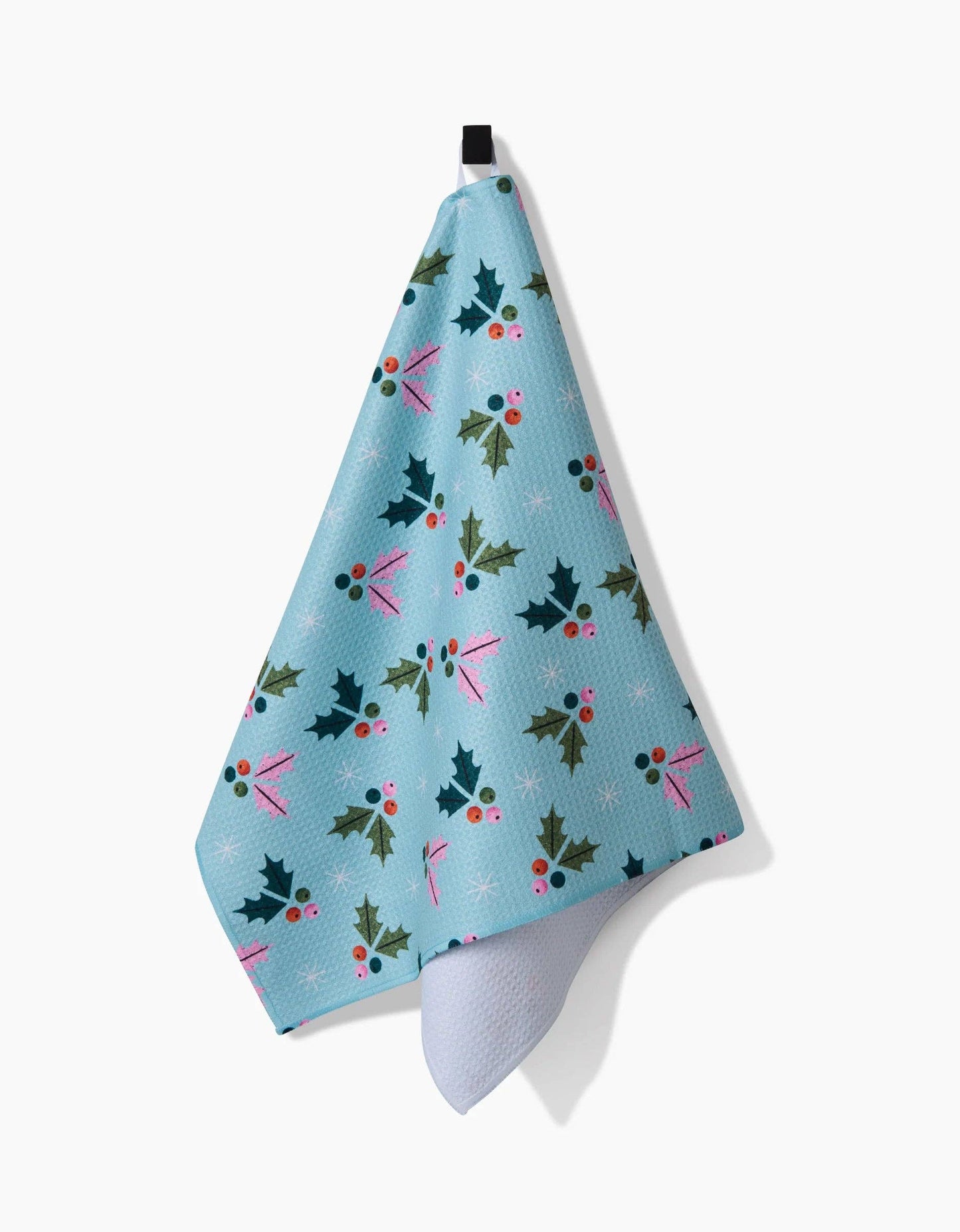 Berries Mint Geometry Tea Towel