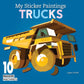 My Sticker Paintings: Trucks - 10 Massive Machines