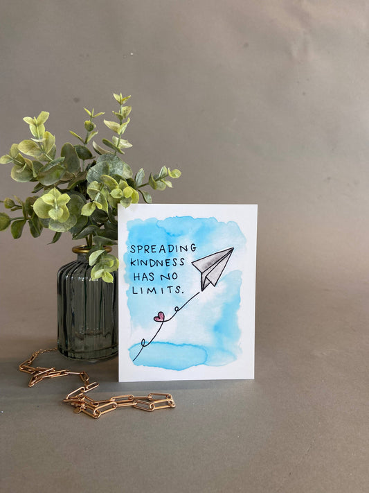 Spreading Kindness Has No Limits - Card