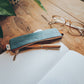 Denim Distressed Blue Notebook Pouch