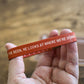 Where We're Going Together-Elastic Men's Wristband