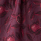Rich Garnet Geometry Tea Towel